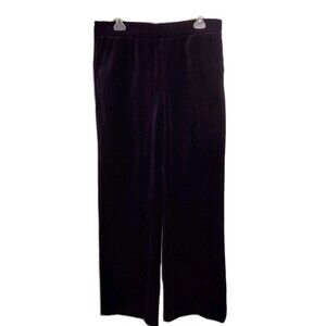 Lauren Ralph Lauren Velour Lounge Pant Deep Amethyst Size Medium NWT